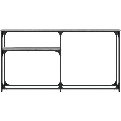  Konzolni stol siva boja hrasta 145x22,5x75 cm konstruirano drvo Slike