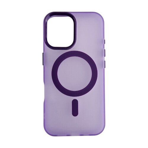  Silikonska futrola Magsafe FLURO COLOR Iphone 16 LJUBIČASTA Slike