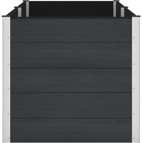  Povi&amp;scaron;ena vrtna gredica Crna 250 x 100 x 91 cm Slike