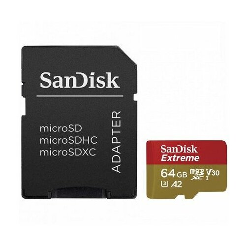 Sandisk extreme sdxc 64GB micro sd sa adapter Slike
