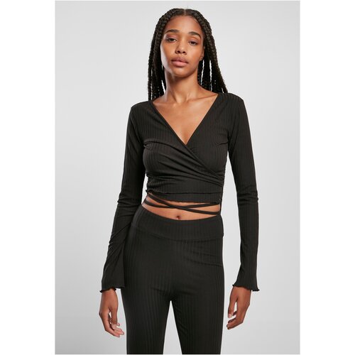 Urban Classics Women&amp;#039;s Long Sleeve Cropped Rib Wrapped Slike