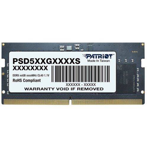 Patriot RAM 16GB DDR5 5600MHzSODIMM Slike