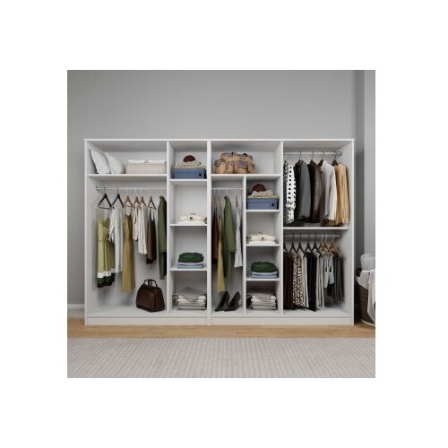 Hanah home Ormar Kardelen 1600-106, 280x180x51.8 cm, Bijeli Slike