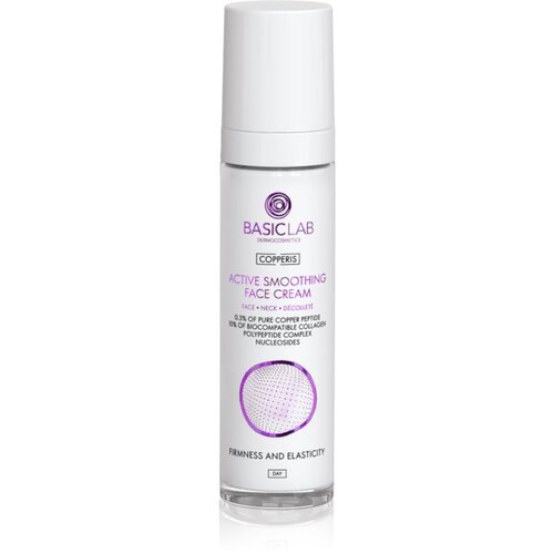 BasicLab Dermocosmetics Copperis dnevna gladilna krema s peptidi 50 ml Slike