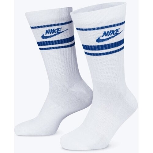 Nike Sportswear Dri-FIT Everyday Essential Nogavice White/Game Royal/Game Royal M Slike