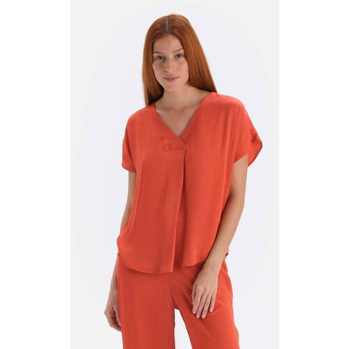 Dagi T-Shirt - Orange - Regular fit Cene