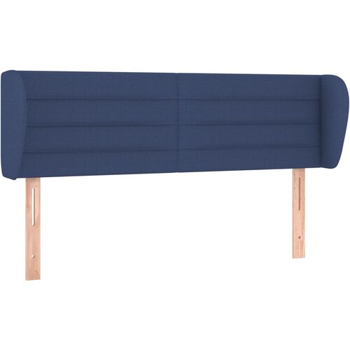 Maison Chic vzglavna omarica - nočna omarica - posteljna omarica z u&amp;scaron;esi modro 147x23x78/88 cm blago, (21707693) Slike