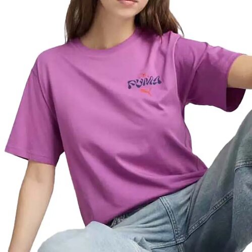 Puma Ženska majica WARDRPOBE, Ljubičasta Slike