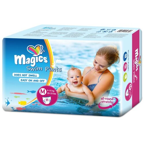 Magics pelene za plivanje, za jednokratnu upotrebu Magics Swimpants pelene za kupanje Medium 11/1 (9-15kg) 66626 Cijene