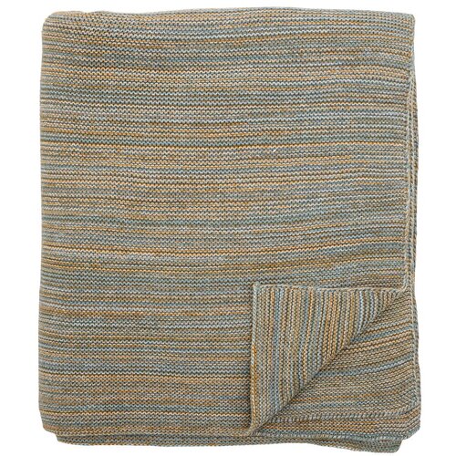 Bloomingville Bombažna pletena odeja 125x150 cm Methill &amp;ndash; Slike
