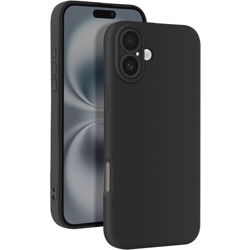 AVIZAR Ohišje za iPhone 16 Plus Silikonsko gladko zaščiteno ohišje za fotoaparat, Črna, (5000012197) Cene