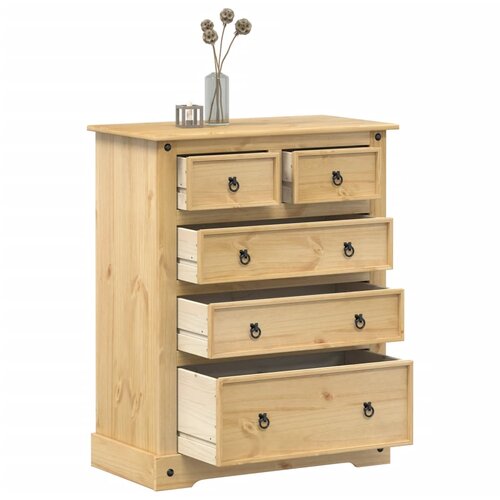vidaXL Predalnik Corona 92x48x114 cm trdna borovina Cene