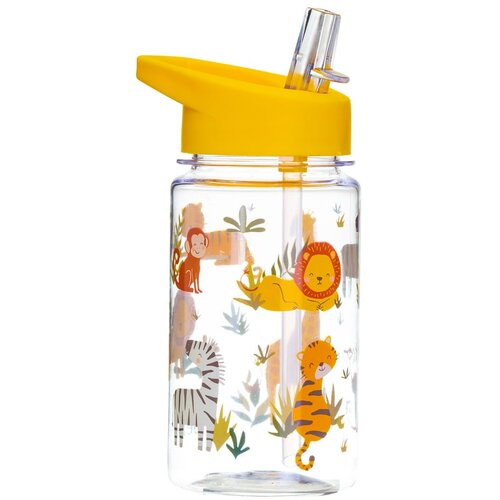 Sass & Belle Otroška steklenička za vodo s slamico Drink Up Safari, 400 ml Cene