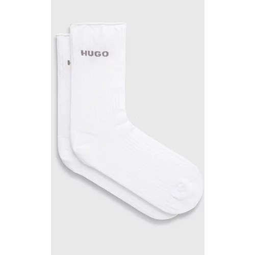 Hugo Čarape 2-pack za žene, boja: bijela, 50502080