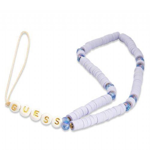Guess gustpearu zapestnica / obesek za telefon - heishi beads lila Slike