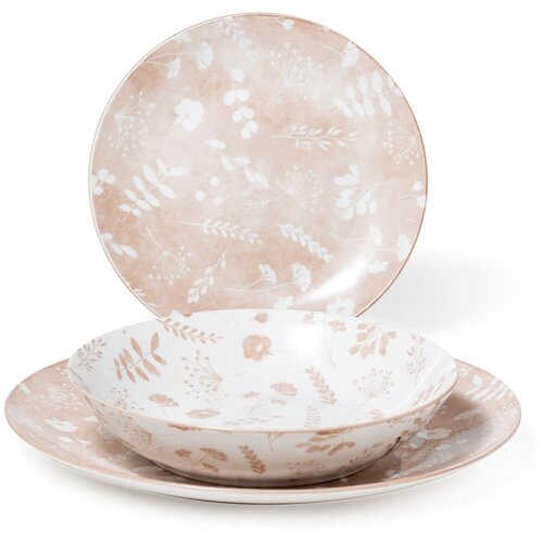 Mhome 18-delni set krožnikov Flower / porcelan, (5000199150) Cene