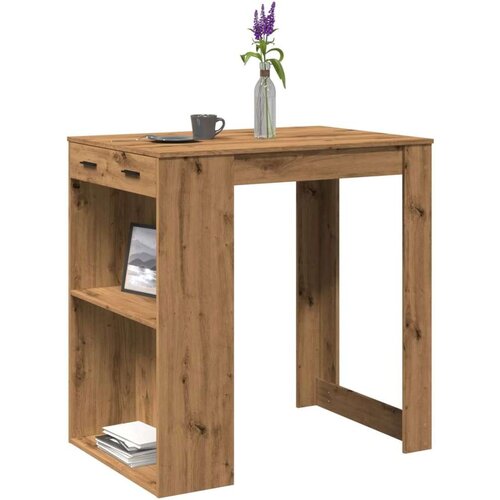 VidaXL barski stol boja hrasta 102 x 70 x 103,5 cm konstruirano drvo Slike
