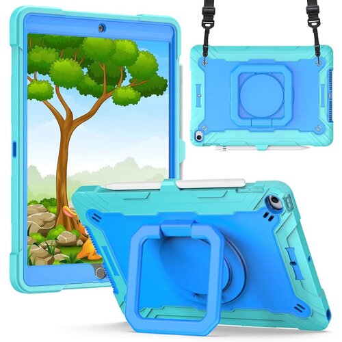 JTech Ohi&scaron;je za iPad Mini 6 8,3" s stojalom in naramnico Modro, (22025590) Cene
