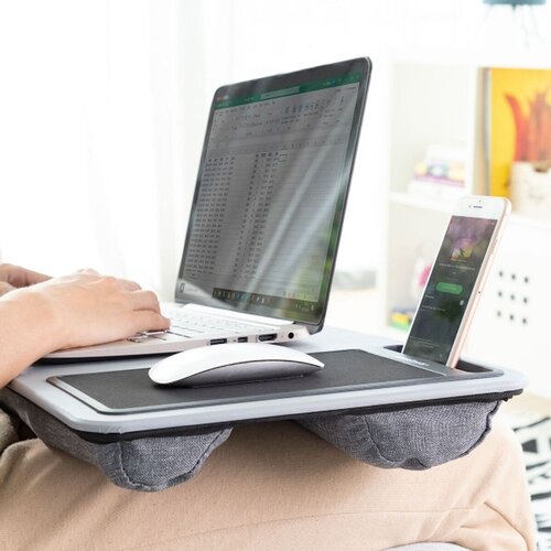 InnovaGoods Prijenosni računalni stol s xl jastukom deskion Slike