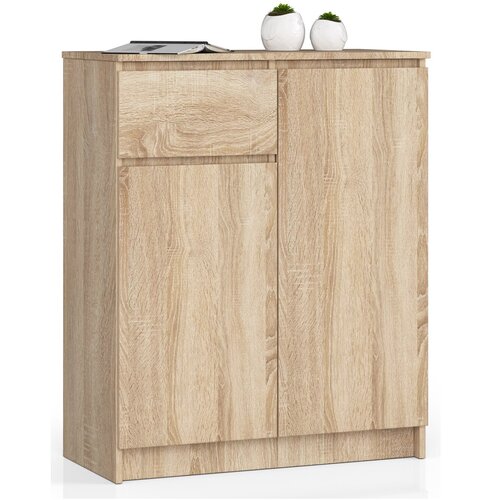 AKORD KOMODA K80 2D 1SZ CLP DĄB SONOMA, (21703084) Cene