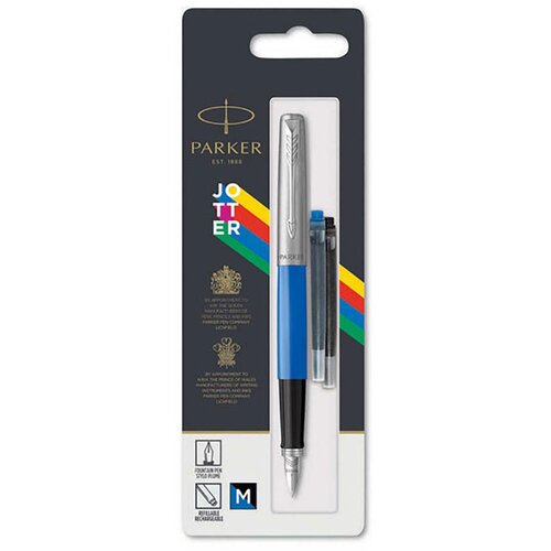 Parker Nalivno pero Jotter Originals + 2 črnilna vložka, modro sivo Cene