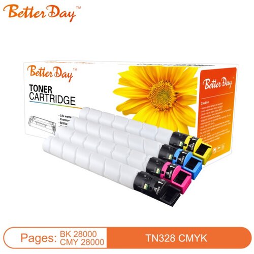 BetterDay toner C-TN328 c(low temperature toner)zam. kaseta za konica bizhub cyan 28k Slike