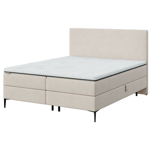 MESONICA Bež boxspring postelja s prostorom za shranjevanje 160x200 cm Bufo – Cene