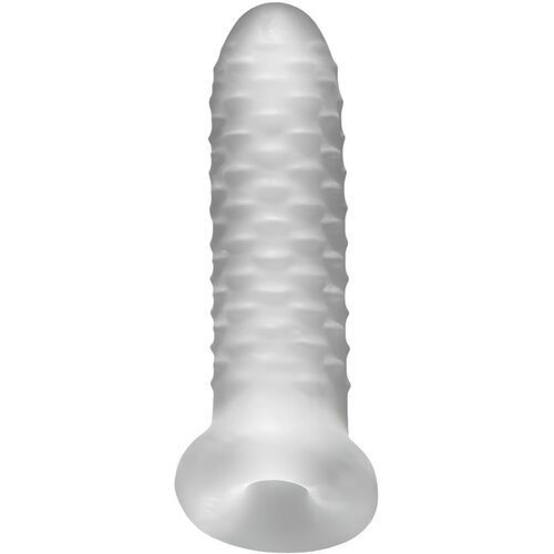 PerfectFIT Fat Boy Checker Box - omotač penisa (15 cm) - mliječno bijela Slike