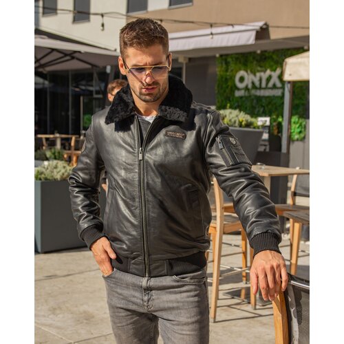 La Force Fashion mu&scaron;ka  Mario Zenetti kožna jakna Francesco - Crna Cene