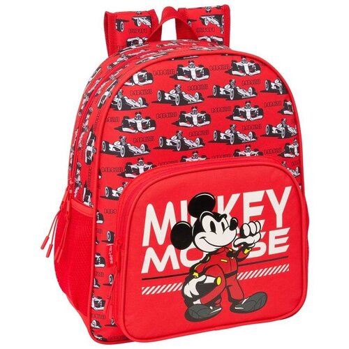 Mickey &amp;amp; Minnie Mochila Racing Mickey &amp;amp; Friends Disney 38cm adaptable Slike