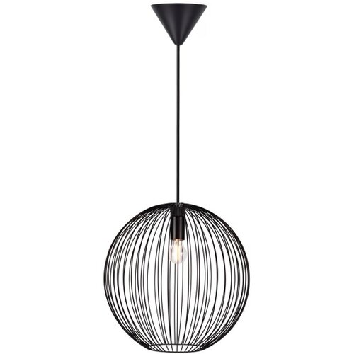 Nordlux visilica na sajli BERONI 1xE27/60W/230V crna &amp;Oslash; 35 cm Slike