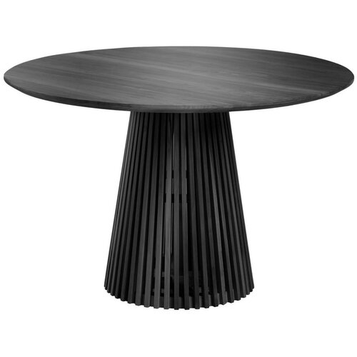 Kave Home Črna miza Irune, ⌀ 120 cm Slike