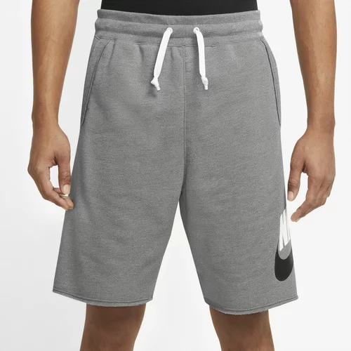 Nike Hlače siva / črna / bela