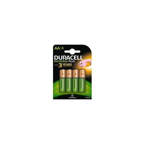 Duracell Punjiva baterija, AA, 1300 mAh, 4 komada Slike