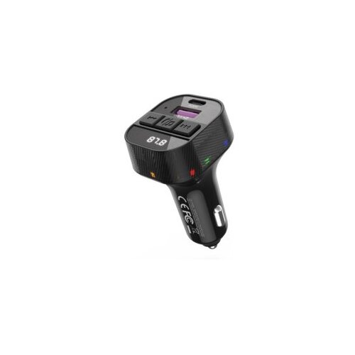 XO transmitter FM Bluetooth MP3 auto punjač 30W BLACK + kabl za telefon USB-C - USB-C Cene