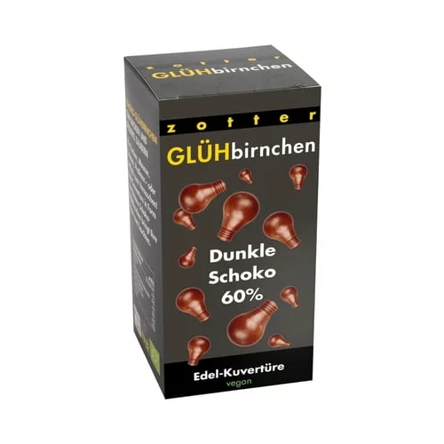 Zotter Schokoladen Bio Light Bulbs - 60% temna čokolada