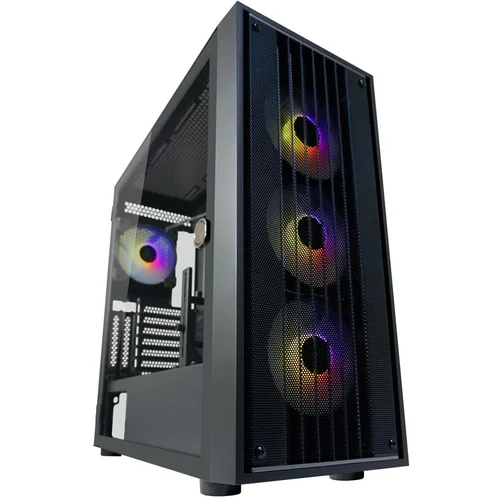 LC-Power Case Gaming 810BE-ATX, ATX, Micro ATX, MiniITX4x 120mm ARGB fans, tempered glass