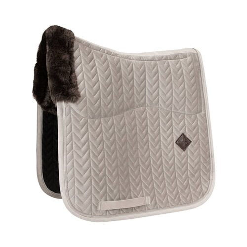 Kentucky Horsewear Dresurna podsedelnica "Velvet Skin Friendly" - beige Cene