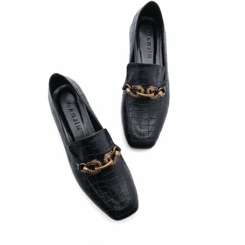 Marjin Loafer Shoes - Black - Block Slike