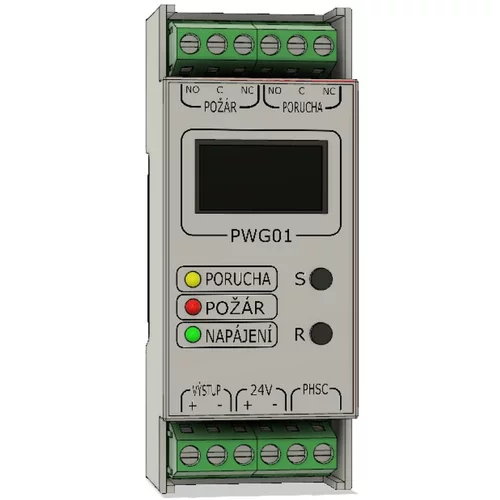 Protectowire PWG 1 DIN - jedinica za procjenu kabela za temperaturu