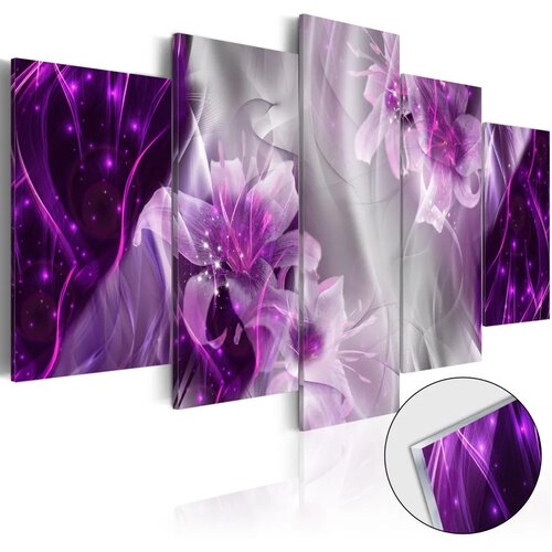  Slika na akrilnom staklu - Purple Utopia 200x100 Cijene