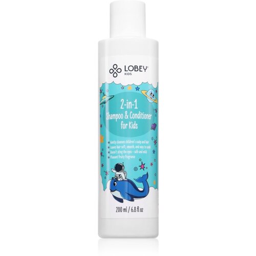 Lobey Kids &scaron;ampon in balzam 2 v1 za otroke 200 ml Cene