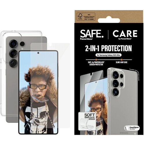 PanzerGlass OVITEK ZA OVITEK CARE + STEKLO ZA SAMSUNG GALAXY S25 ULTRA 2V1, (5000062770) Cene