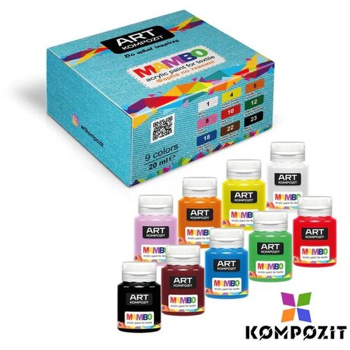Mambo kompozitni set boja za tekstil i kožu Slike