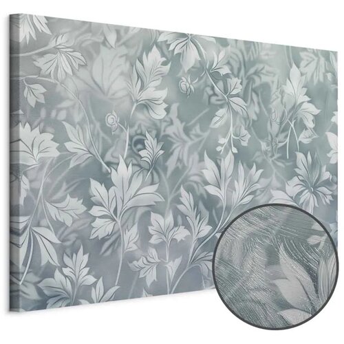  Slika - Ornaments in Worn Muted Turquoises: Delicate Plant Pattern 30x20 Premium Print Cijene