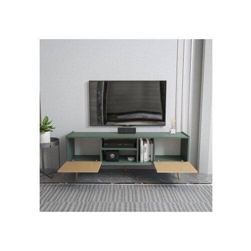 Hanah home Hanah Kućni TV komoda Ekvador, 154,4x56,6x31,3 cm, Hrast Slike