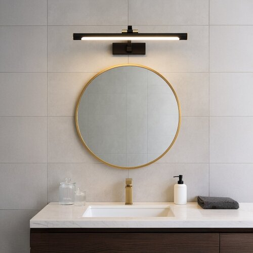  LED osvetljenje za kupatilsko ogledalo VINCI LED/15W/230V 60 cm IP44 crna Slike