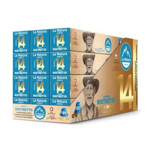 La_Natura_Lifestyle Kapsule za kafu Ristretto, Nespresso kompatibilne, 120 kapsula Slike