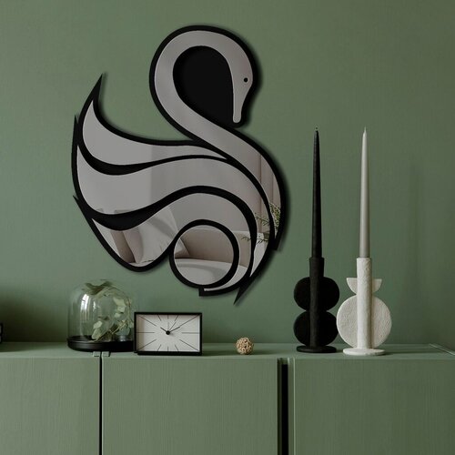Wallity Ogledalo Ozgl527, 36x48 cm, Sivo Cene