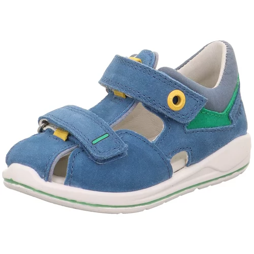 Superfit Otvorene cipele 'BOOMERANG' plava / žuta / smaragdno zelena